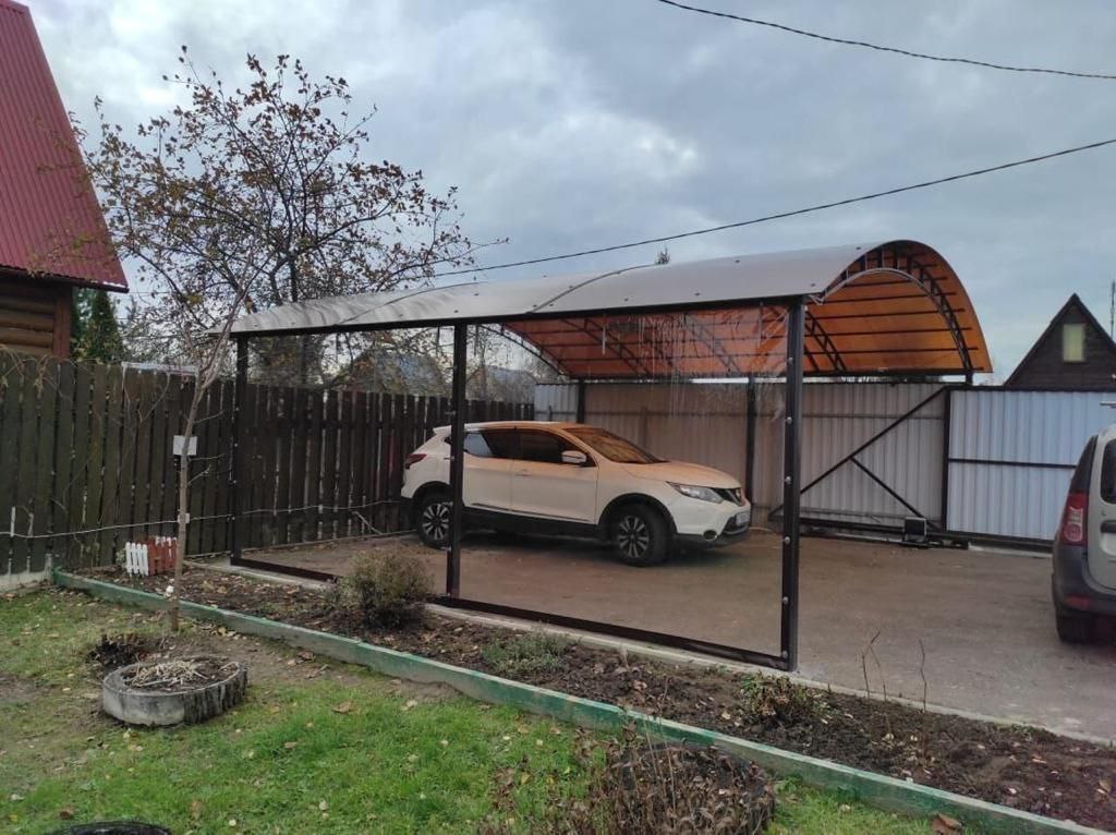 Прозрачные шторы ПВХ для навеса под автомобиль в городе Кораблино